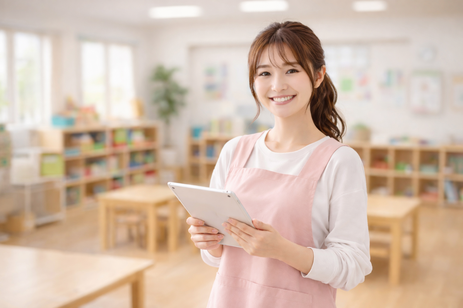 支援者がトリセツを確認する様子